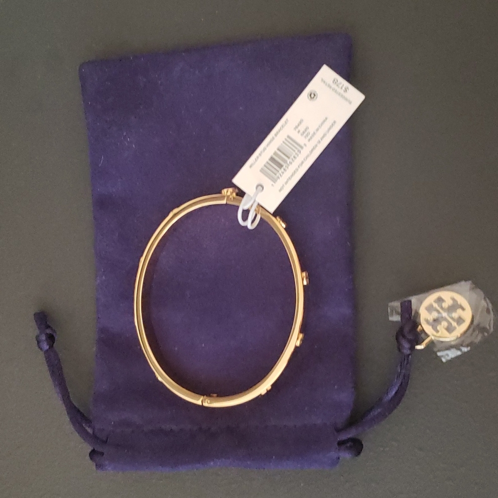 Tori Burch Miller stud hinge bracelet